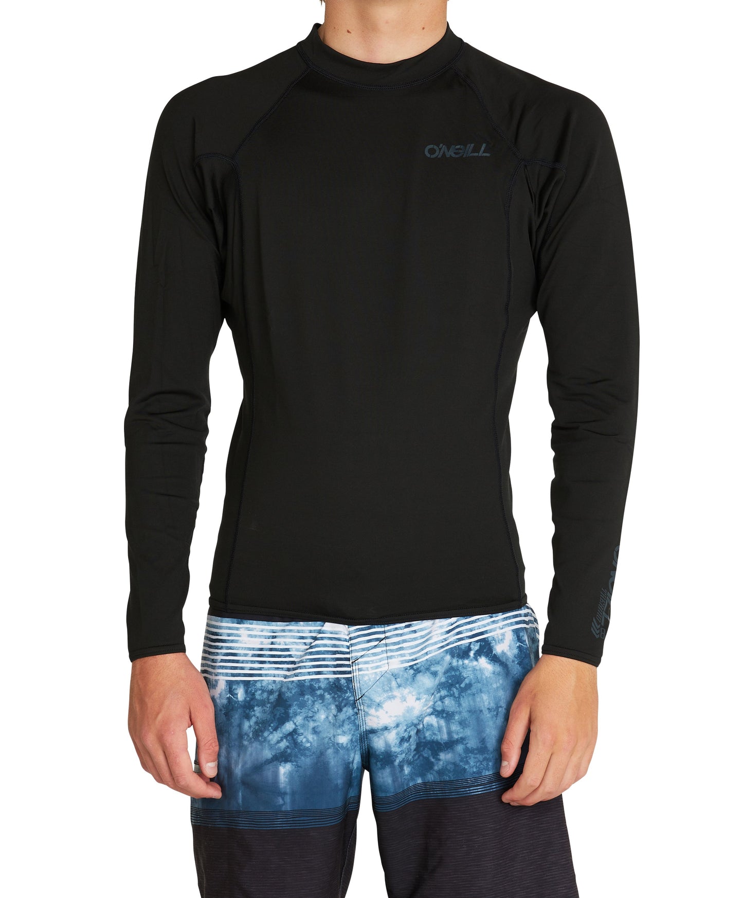 Thermo X Long Sleeve Crew Rash Vest - Black