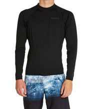 Thermo X Long Sleeve Crew Rash Vest - Black