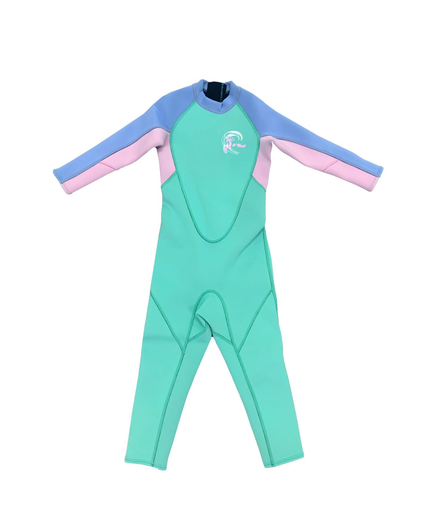 Toddler's Reactor Steamer 2mm Wetsuit - Seafoam