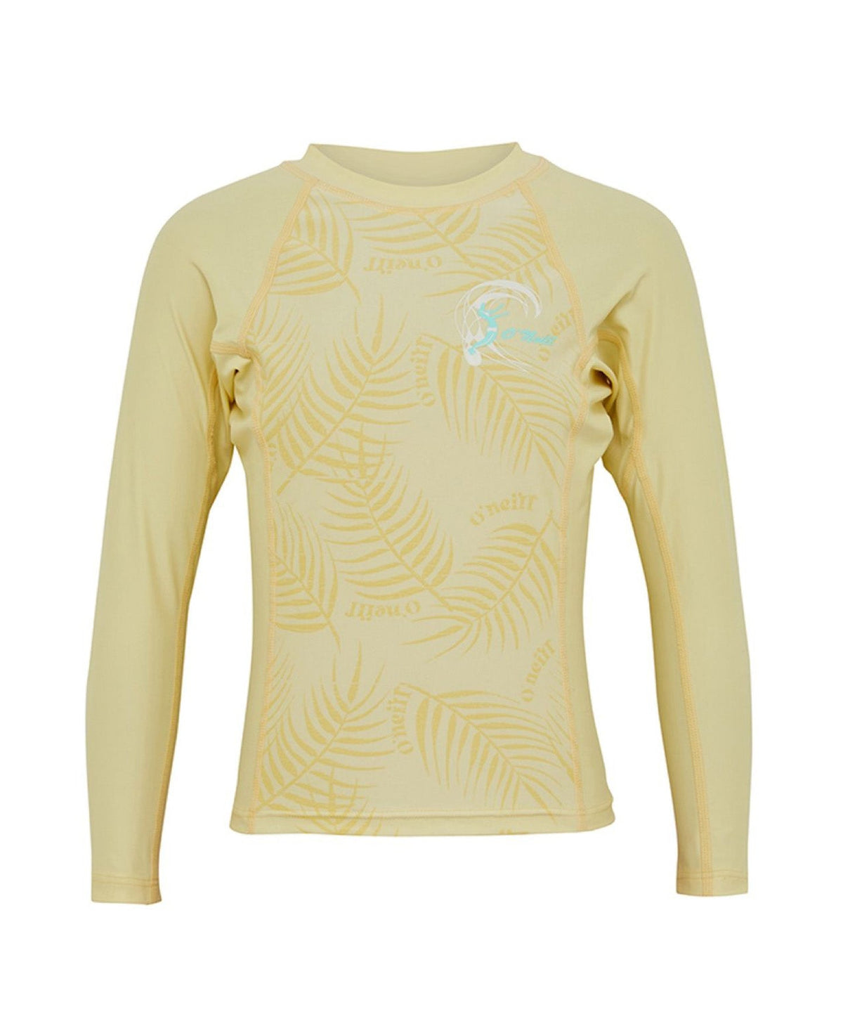 Toddler O'Zone Long Sleeve Sun Shirt Rash Vest - Yello Palm