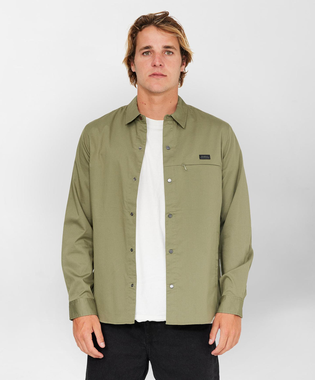 TRVLR Drifter Overshirt - Deep Green