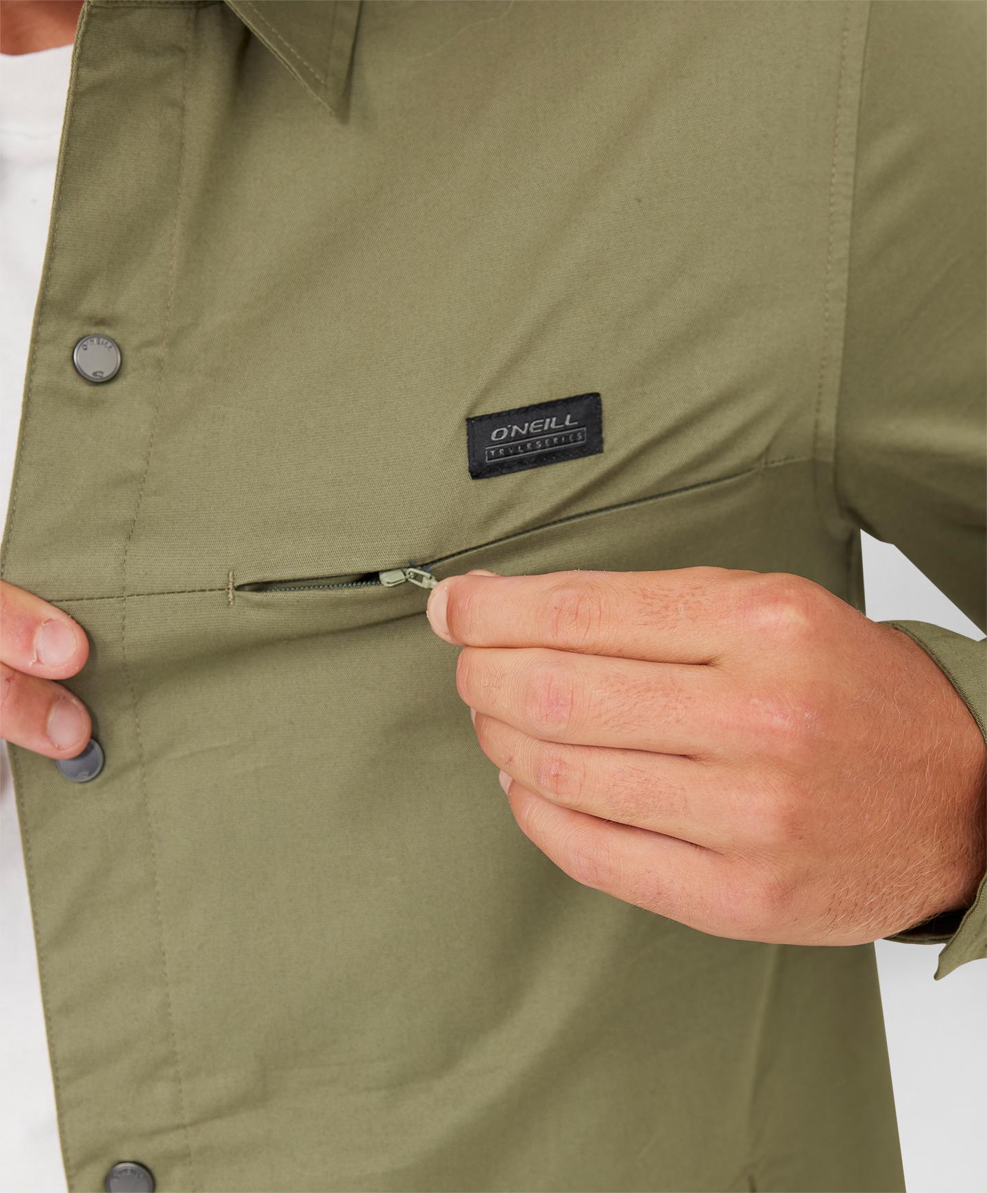 TRVLR Drifter Overshirt - Deep Green