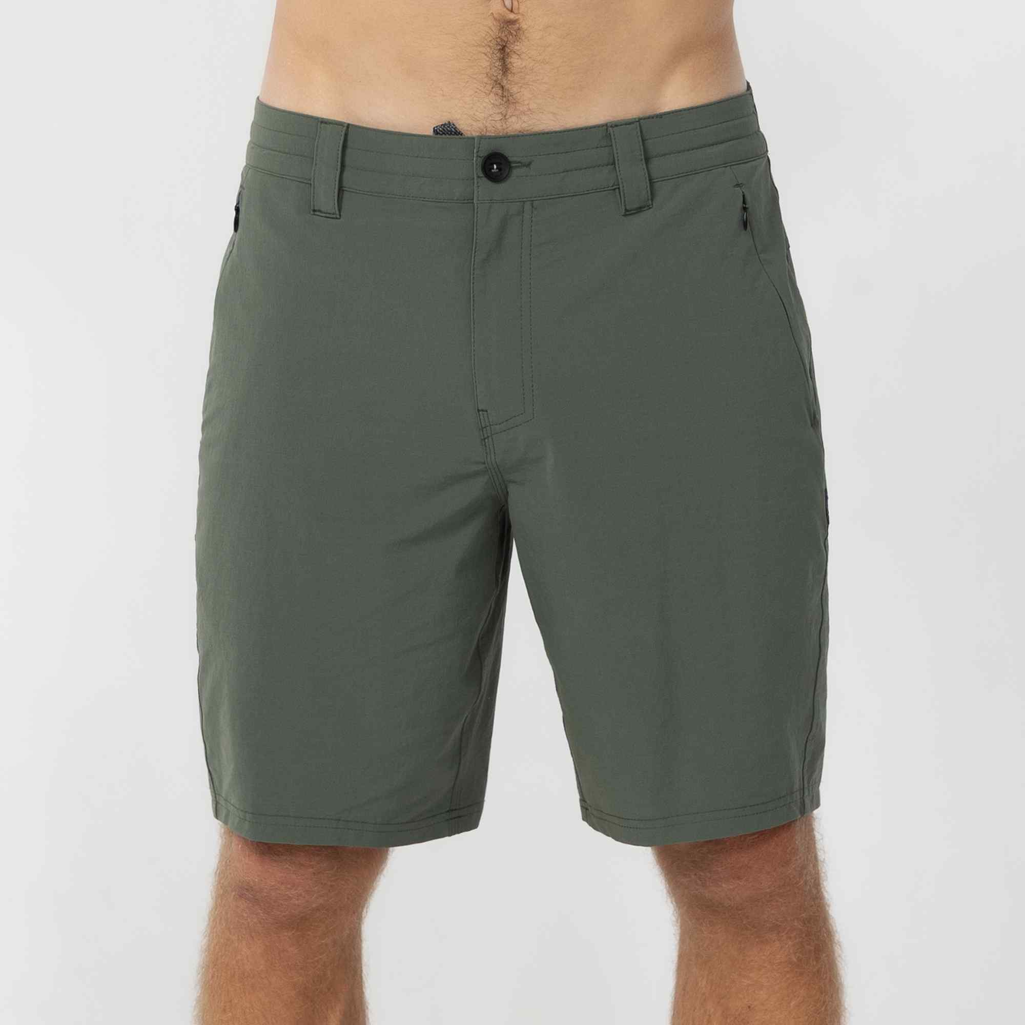 TRVLR Enduro 19" Hybrid Short - Dark Olive