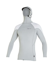 TRVLR Long Sleeve Hooded Rash Vest - Cool Grey