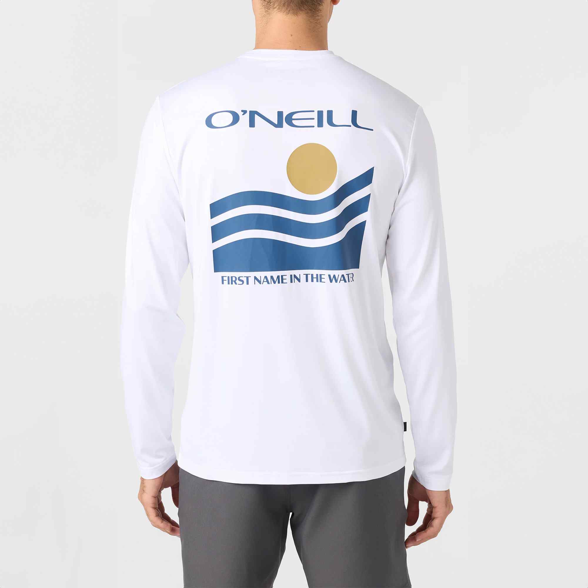 TRVLR Tides Long Sleeve UPF Tee - White