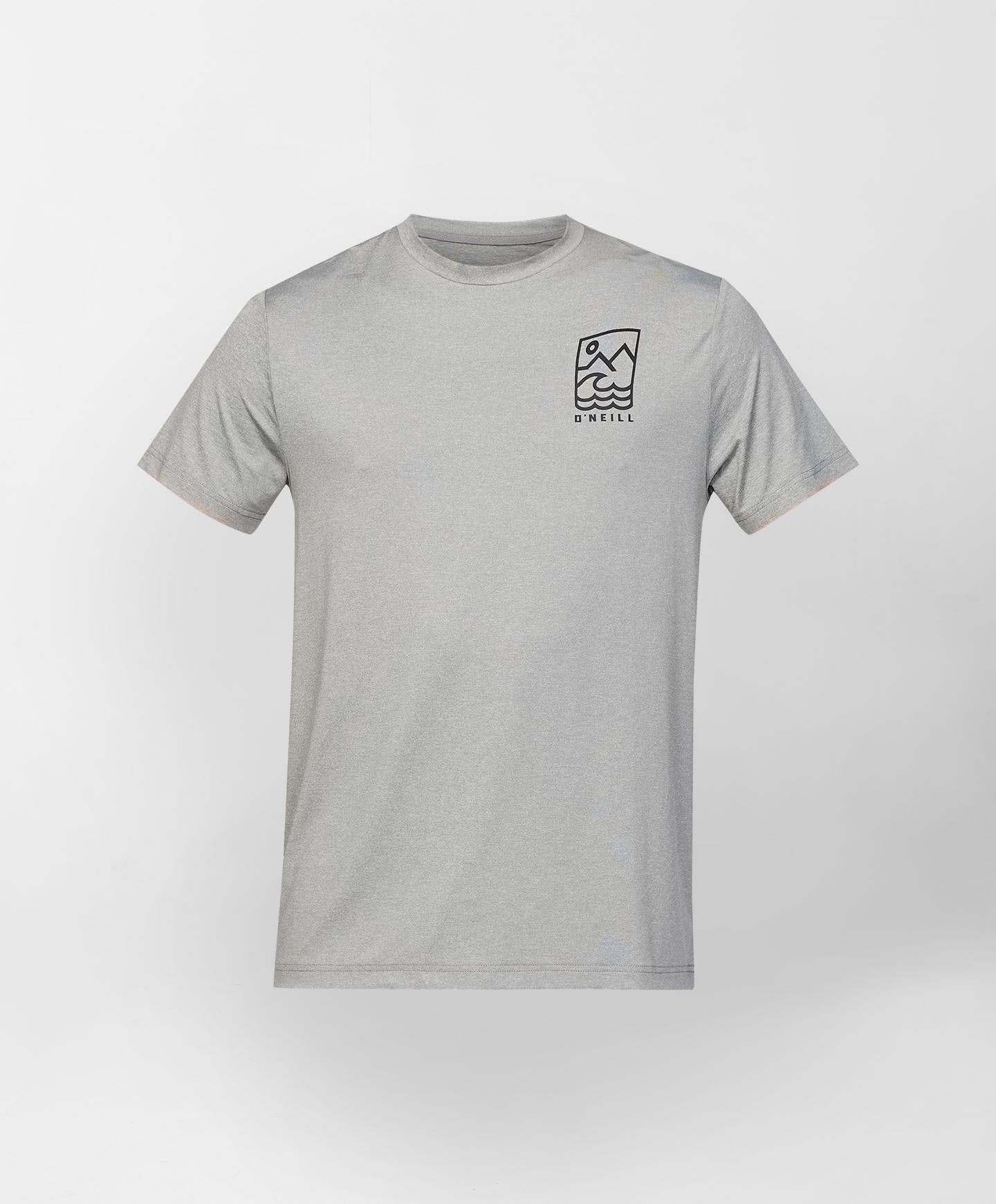 TRVLR UPF Staple SS T-Shirt - Heather Grey