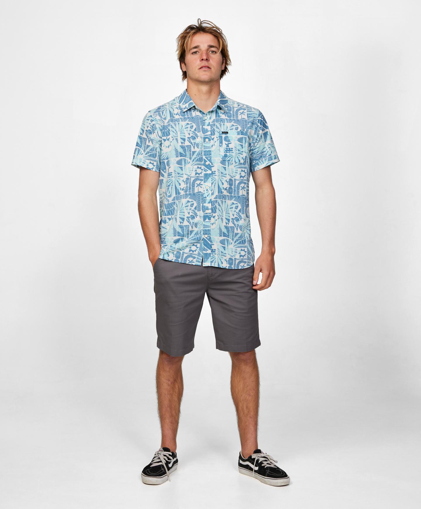 UPF Traverse SS Shirt - Copen Blue