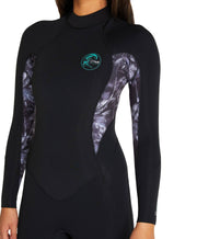 Women's Bahia 4/3mm Steamer Back Zip Wetsuit - Hanalei