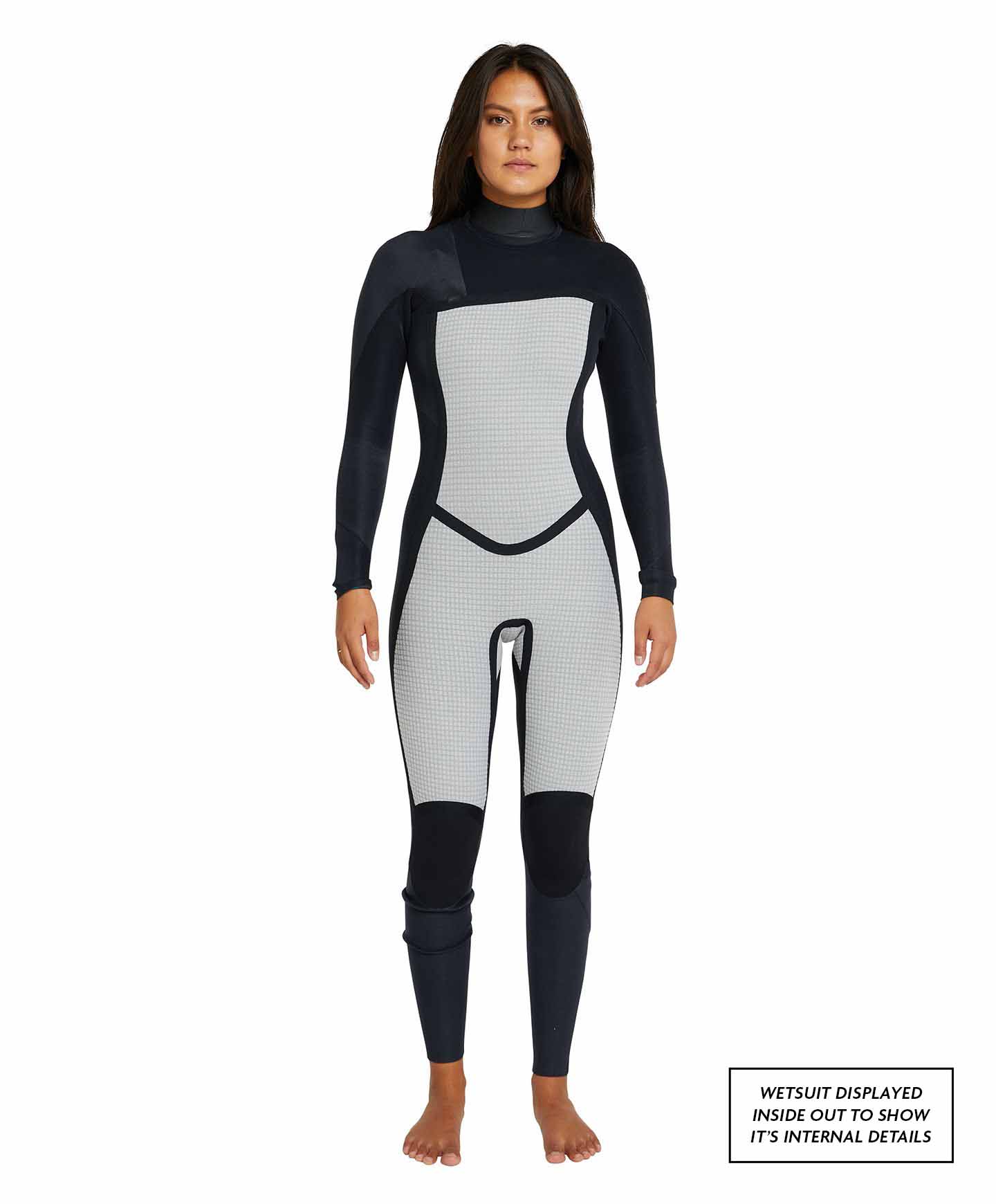 Women's Bahia 3/2mm Steamer Chest Zip Wetsuit - Australiana