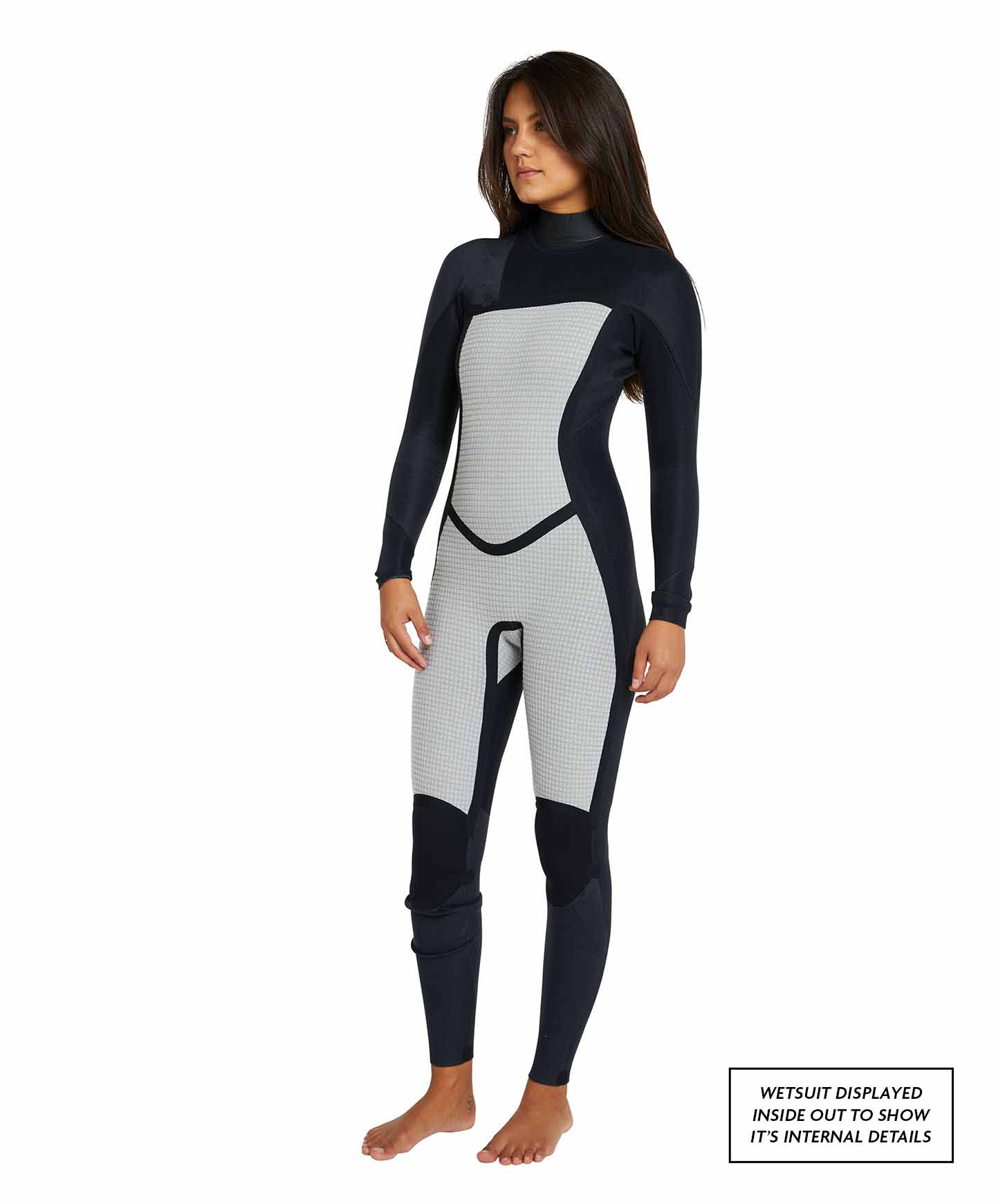 Women's Bahia 3/2mm Steamer Chest Zip Wetsuit - Australiana