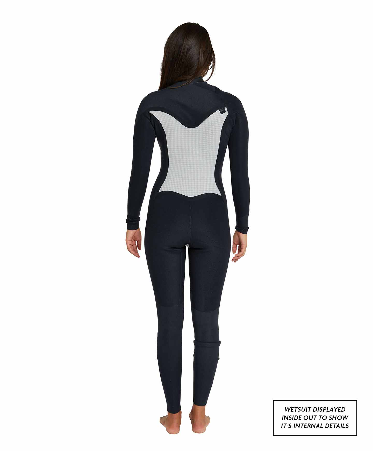 Women's Bahia 3/2mm Steamer Chest Zip Wetsuit - Australiana