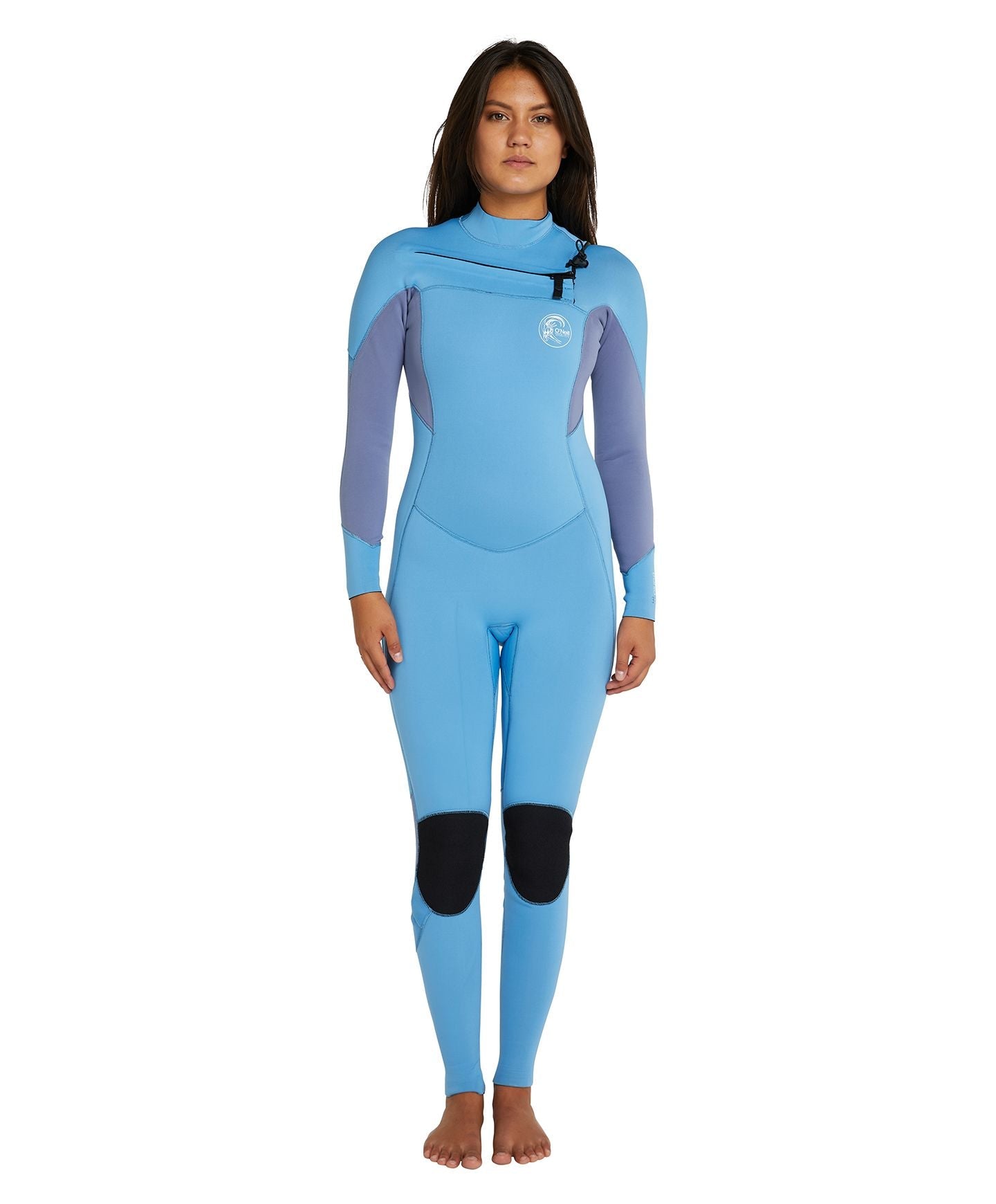 Women's Bahia 3/2mm Steamer Chest Zip Wetsuit - Mist