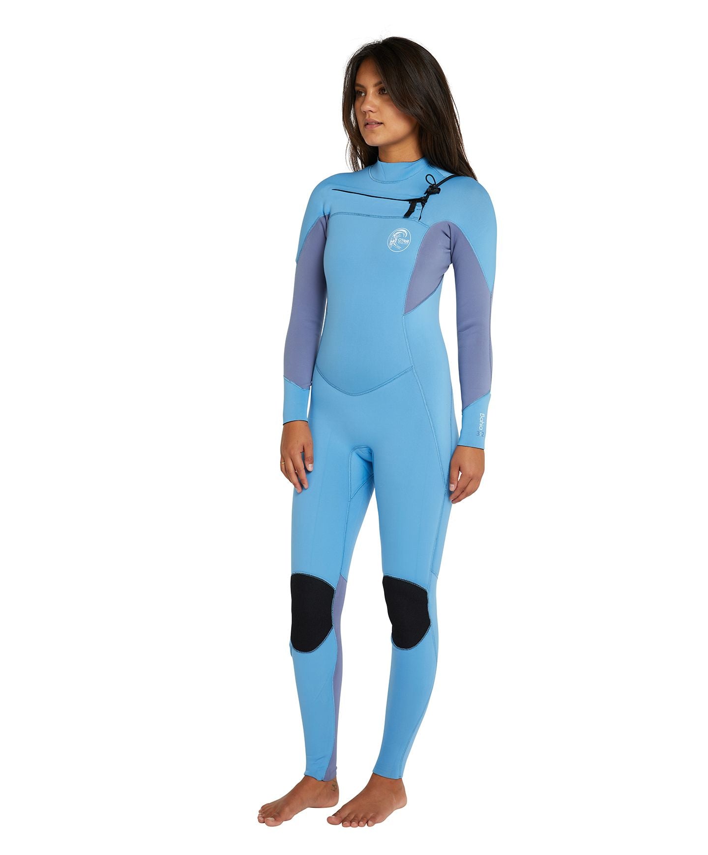 Women's Bahia 3/2mm Steamer Chest Zip Wetsuit - Mist