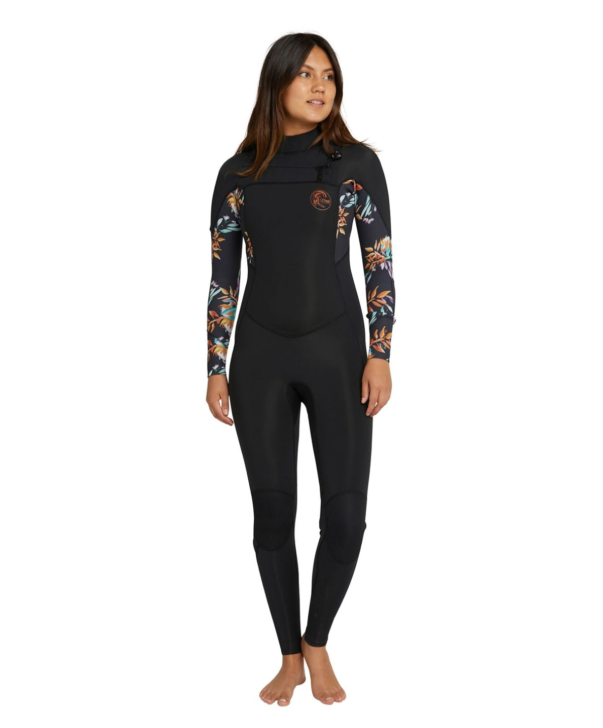 Women's Bahia 3/2mm Steamer Chest Zip Wetsuit - Australiana