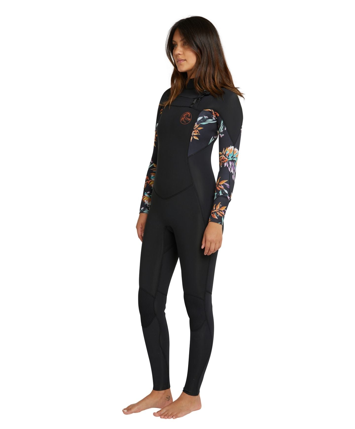 Women's Bahia 3/2mm Steamer Chest Zip Wetsuit - Australiana