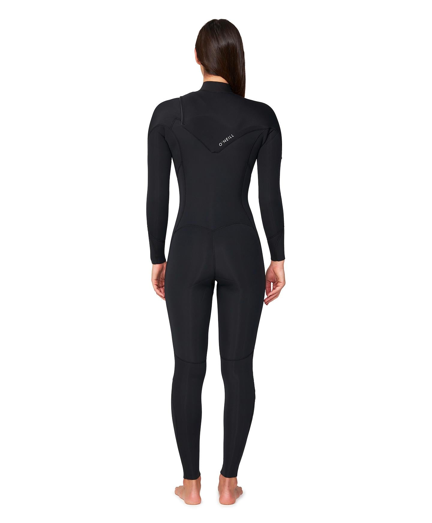 Women's Bahia 3/2mm Steamer Chest Zip Wetsuit - Black