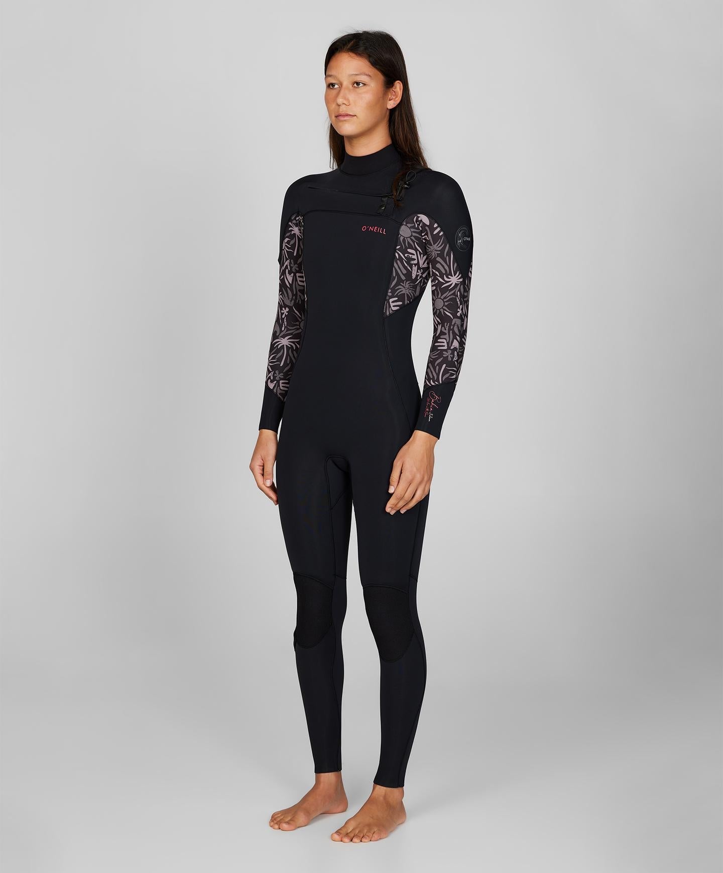 Women's Bahia 3/2mm Steamer Chest Zip Wetsuit - Follow The Sun