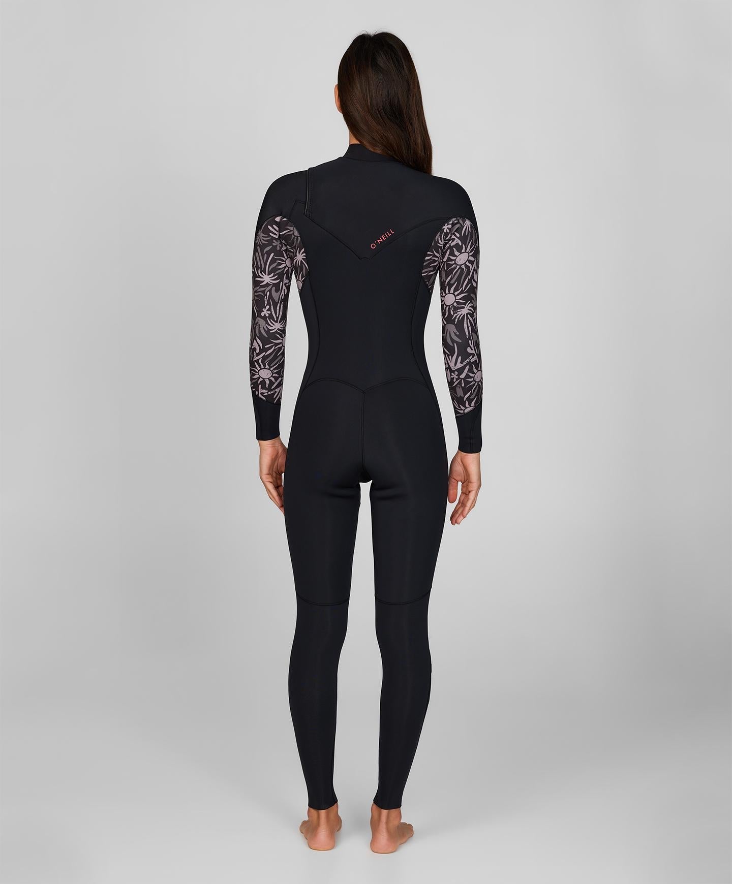 Women's Bahia 3/2mm Steamer Chest Zip Wetsuit - Follow The Sun