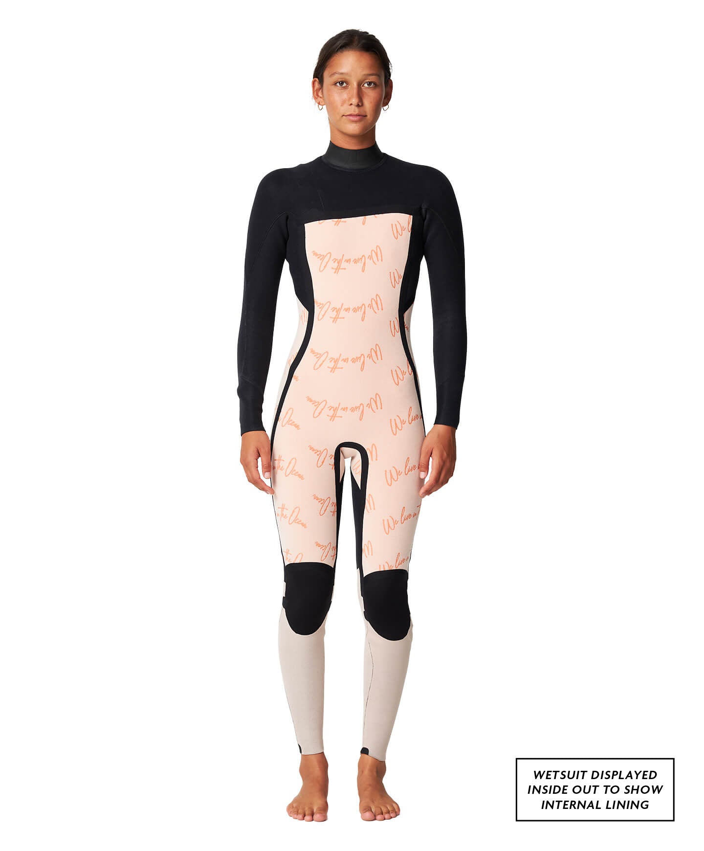 Girl's Bahia 4/3mm Steamer Back Zip Wetsuit - Lost Palms