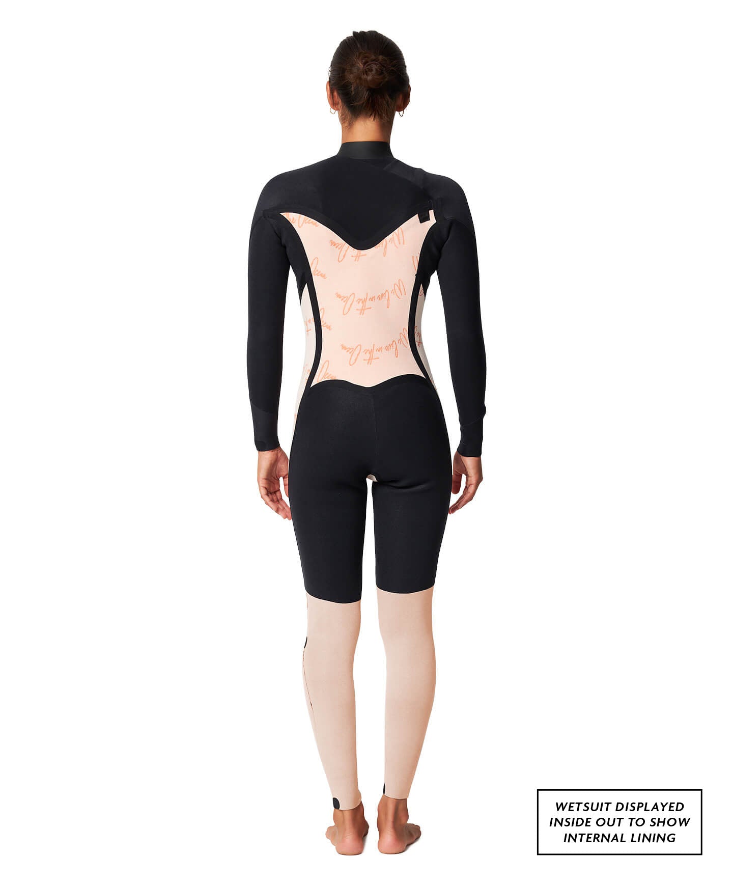 Girl's Bahia 4/3mm Steamer Back Zip Wetsuit - Lost Palms