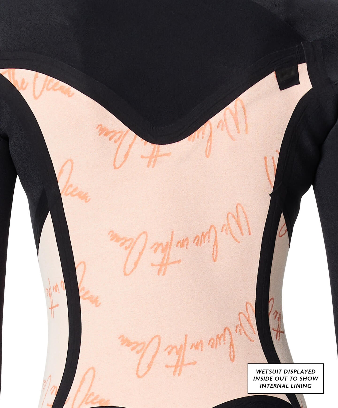 Girl's Bahia 3/2mm Steamer Chest Zip Wetsuit - Peach