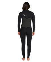 Women's Bahia 4/3mm Steamer Chest Zip Wetsuit - Black