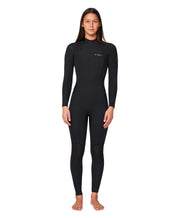 Womens Bahia 3/2mm Steamer Back Zip Wetsuit - Black