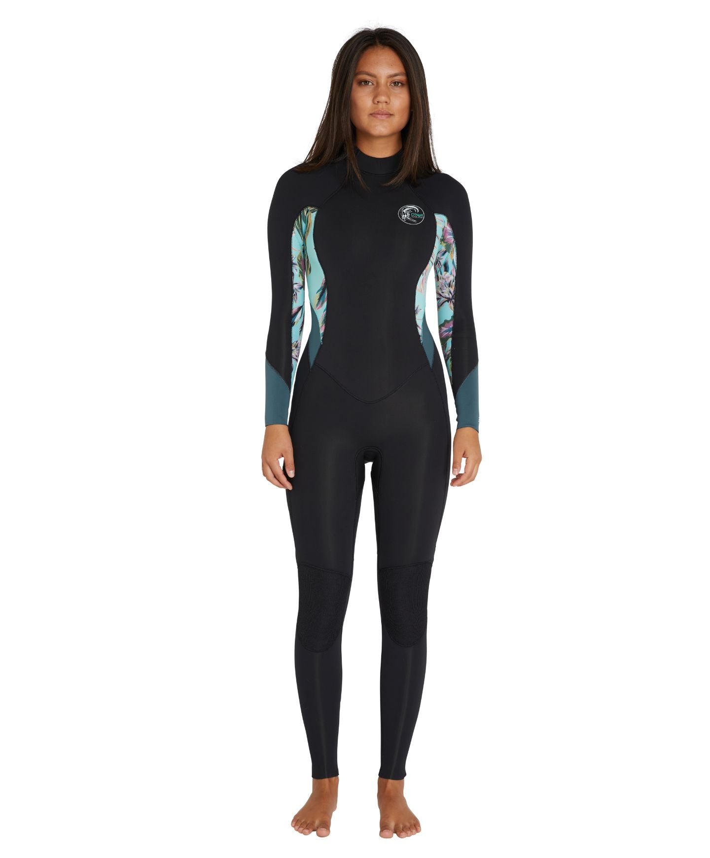 Women's Bahia 3/2mm Steamer Back Zip Wetsuit - Aloha