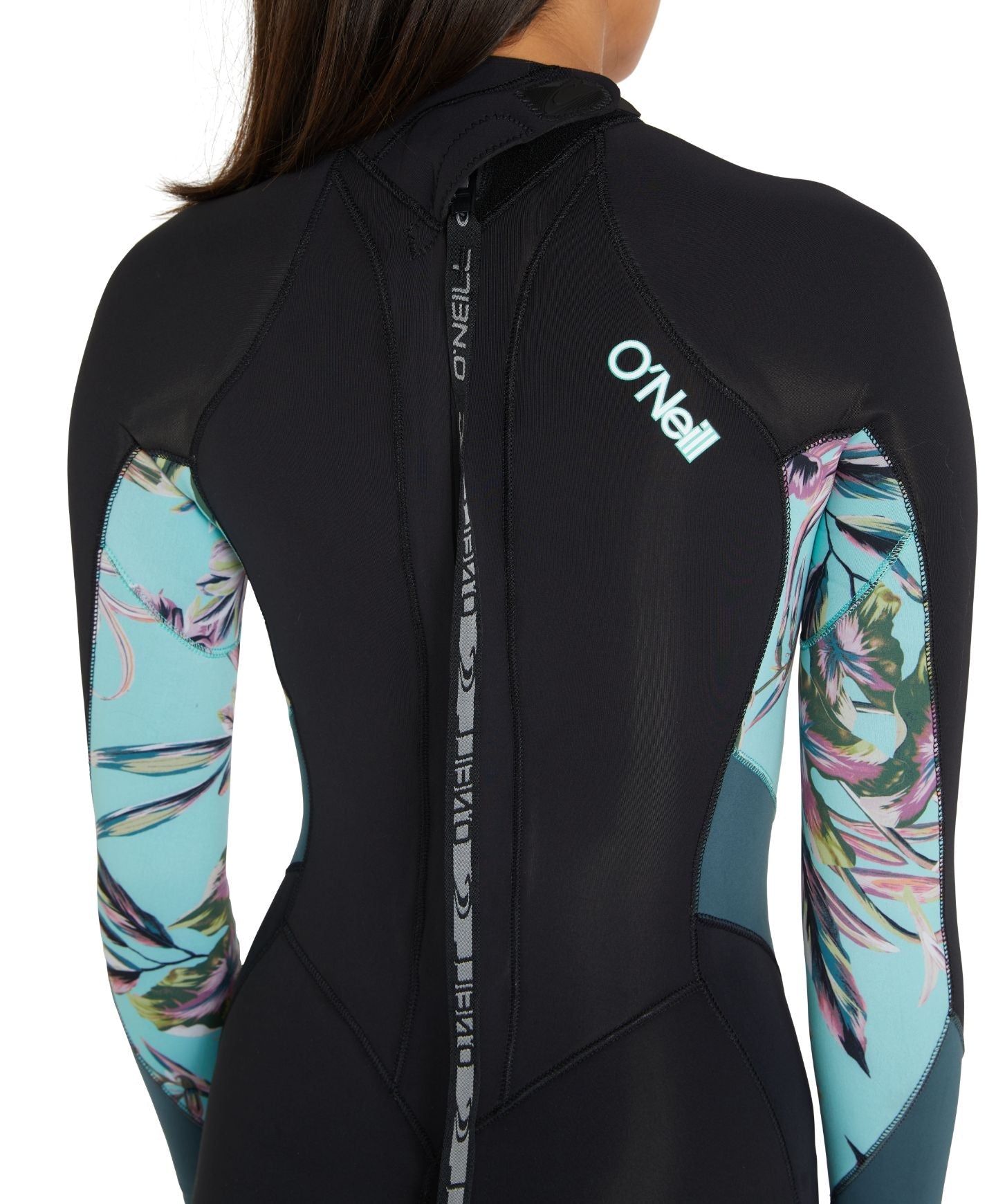 Women's Bahia 3/2mm Steamer Back Zip Wetsuit - Aloha