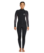 Women's Bahia 4/3mm Steamer Chest Zip Wetsuit - Black Night Reef