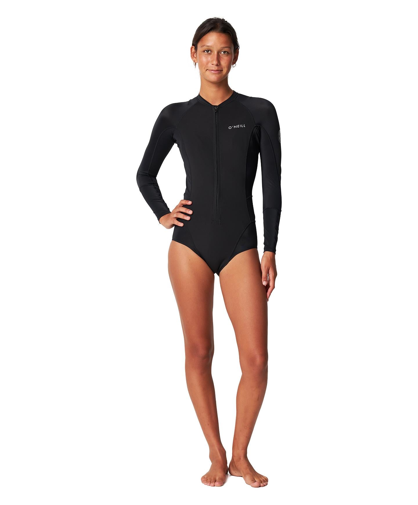 Women's Bahia Neo Skins FZ 1mm Spring Suit - Black