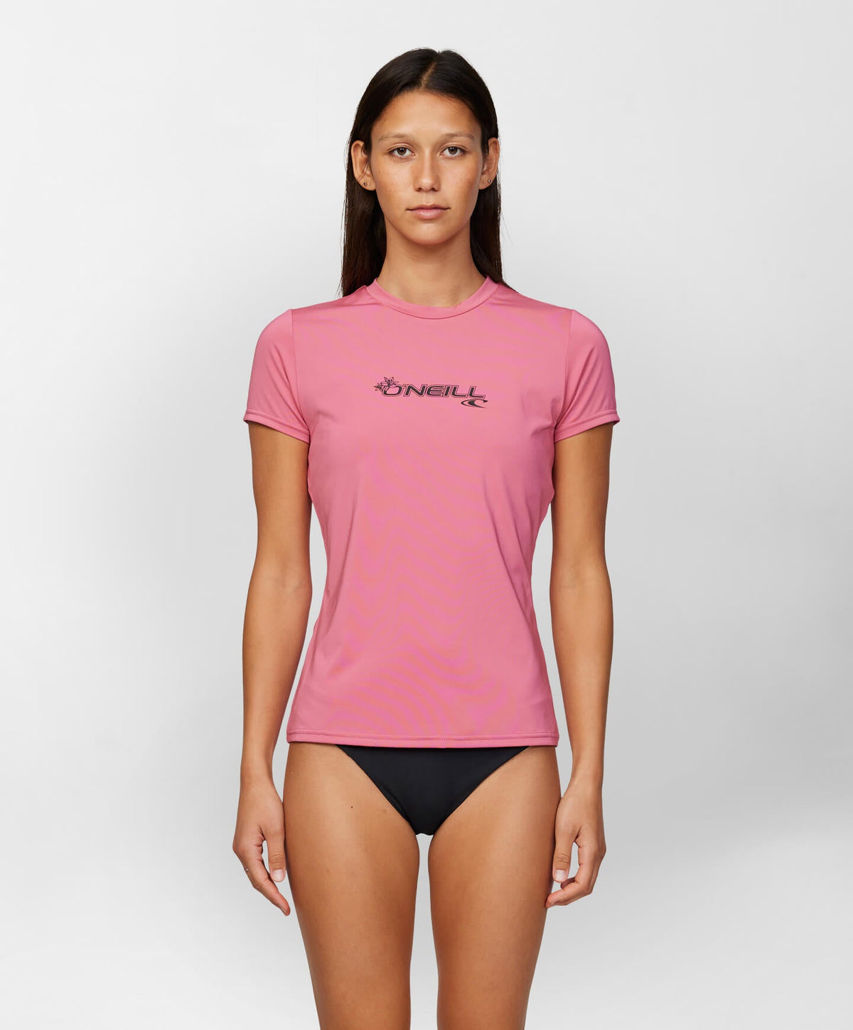 Womens Basic SS Sun Shirt - Pink