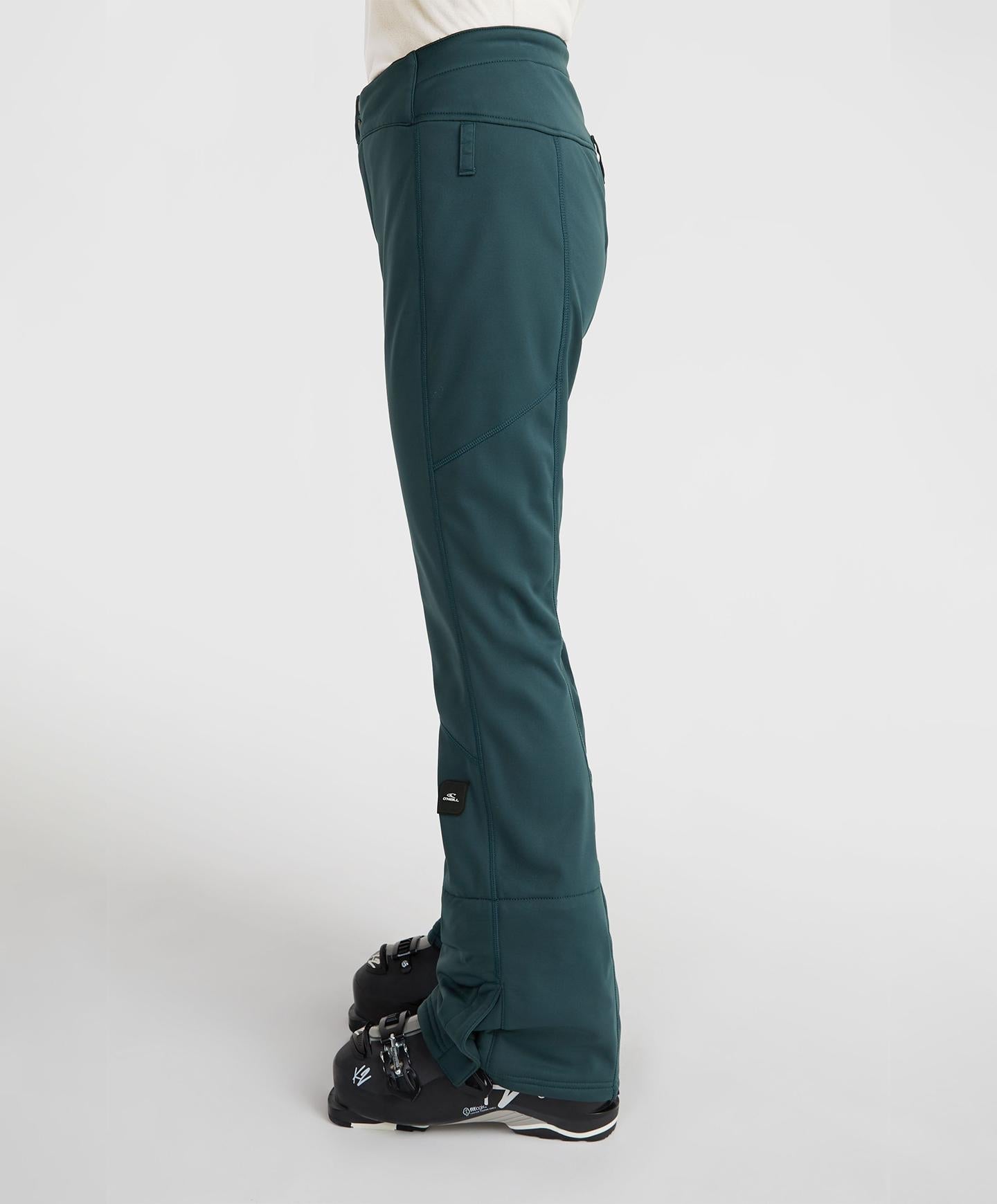 Women's Blessed Softshell Hybrid Skinny Snow Pants - Alma Steel