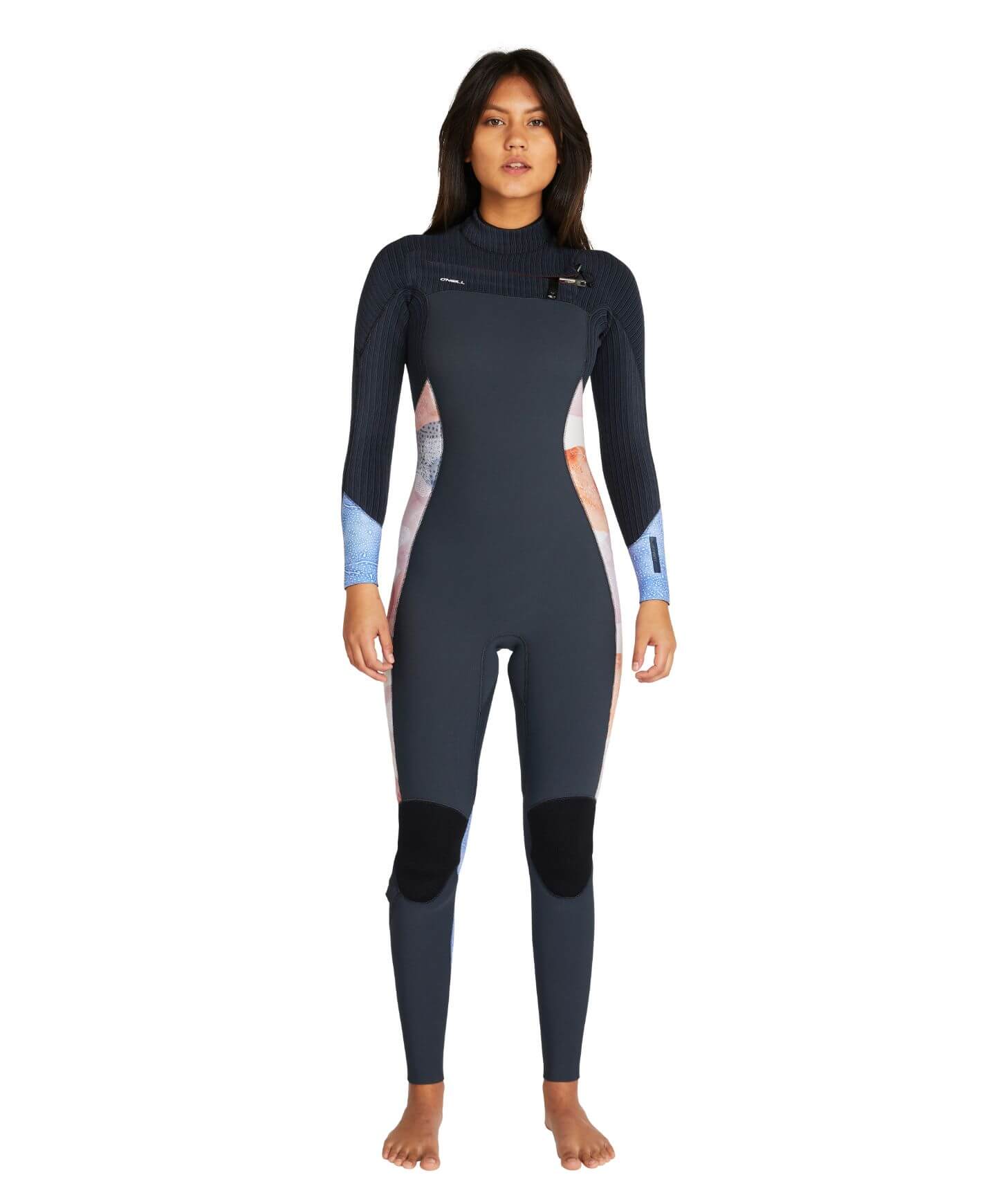 Women's Blueprint 3/2+ Steamer Chest Zip Wetsuit - Desert Bloom