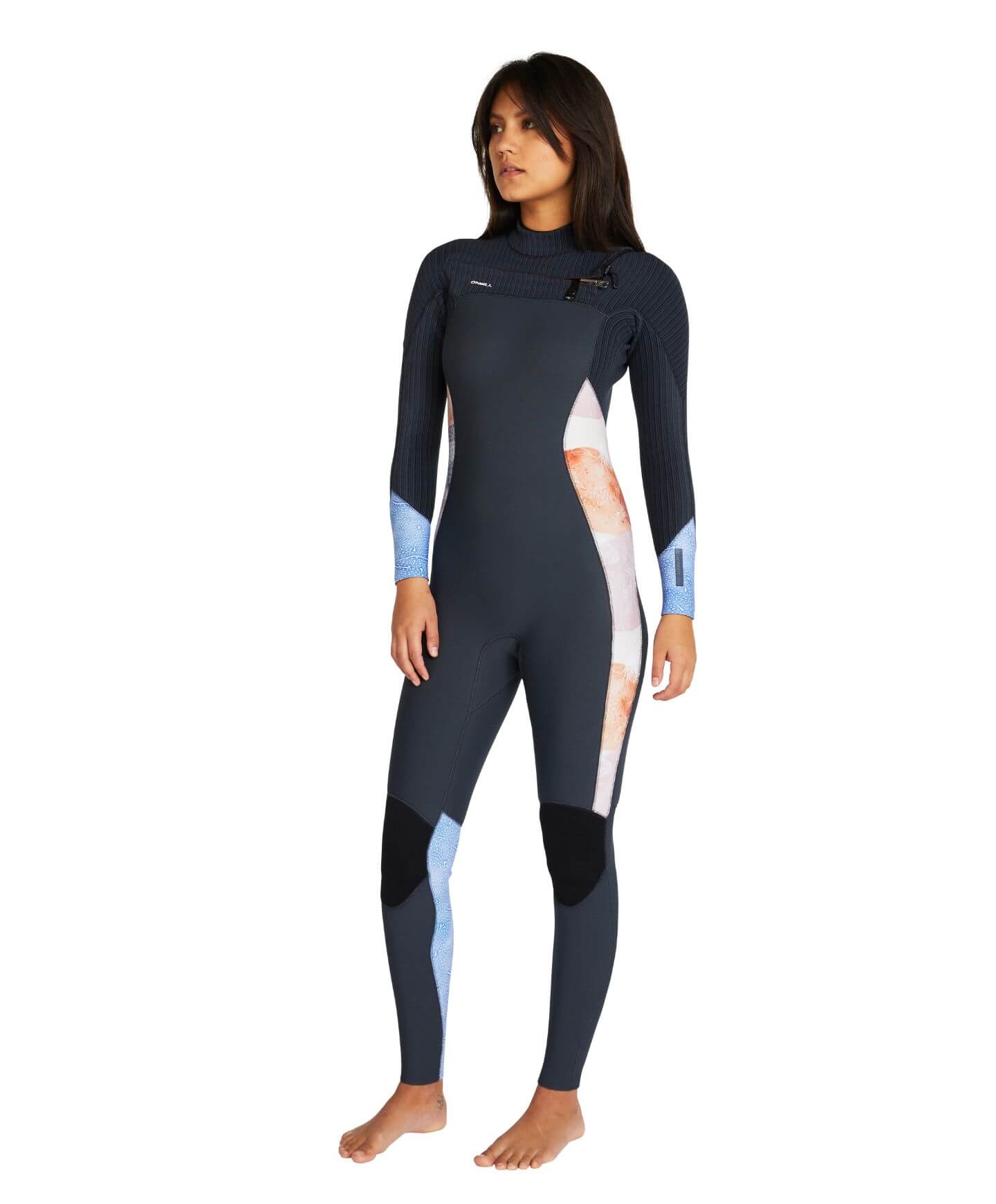 Women's Blueprint 3/2+ Steamer Chest Zip Wetsuit - Desert Bloom