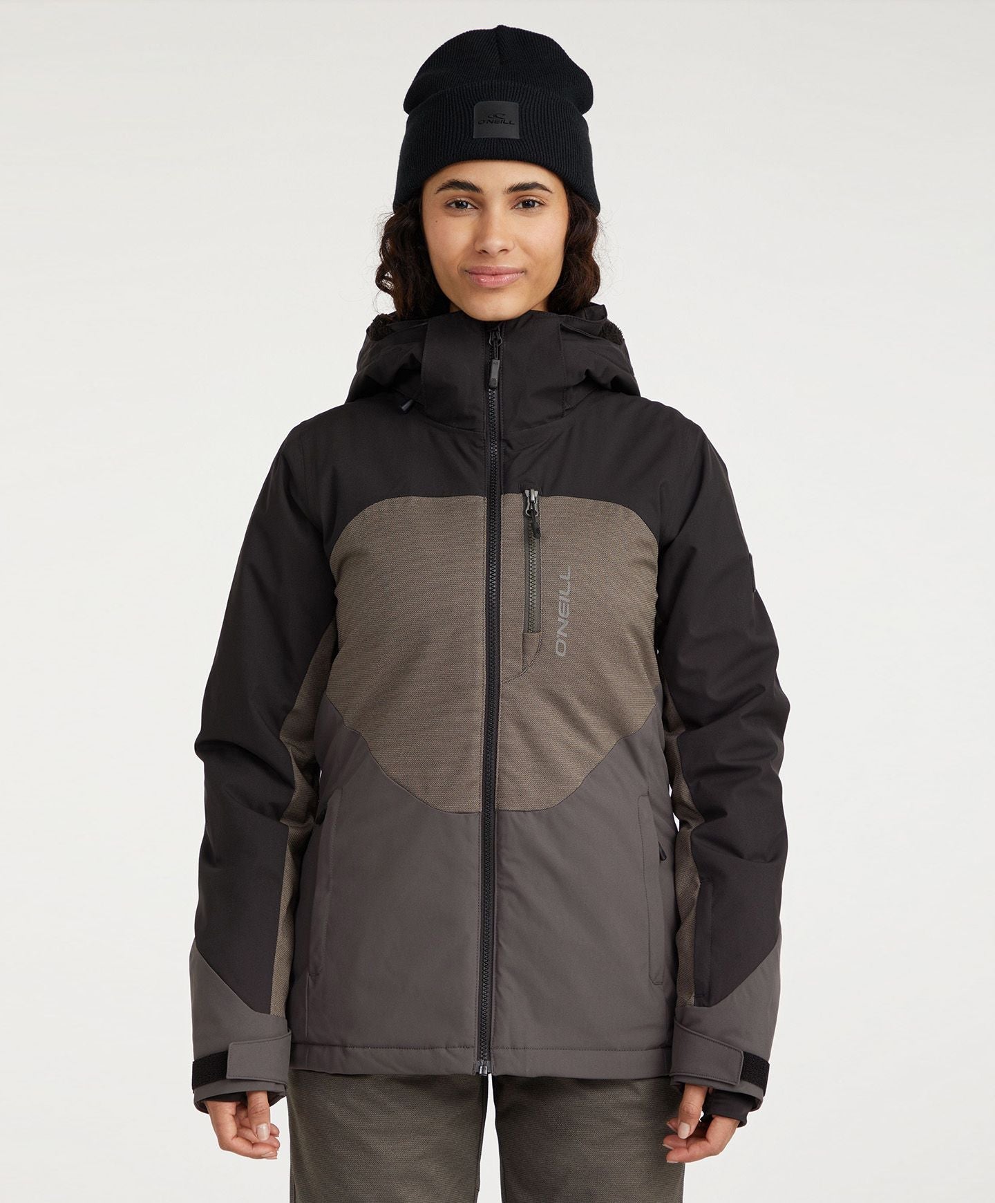 Women's Carbonite Snow Jacket - Black Out Colour Block