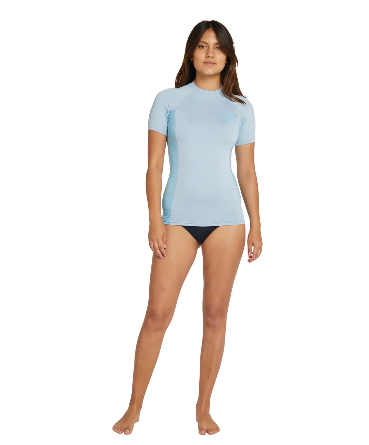 Women's Classic Short Sleeve UV Rash Vest - Fog