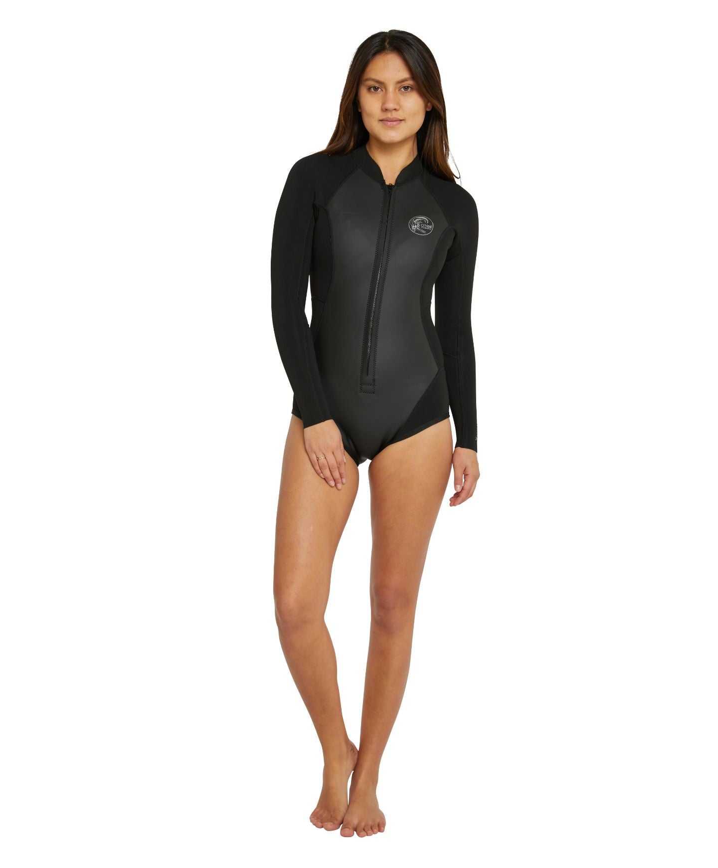 Women's Cruise FZ LS Cheeky Spring Suit 2mm Wetsuit - Black