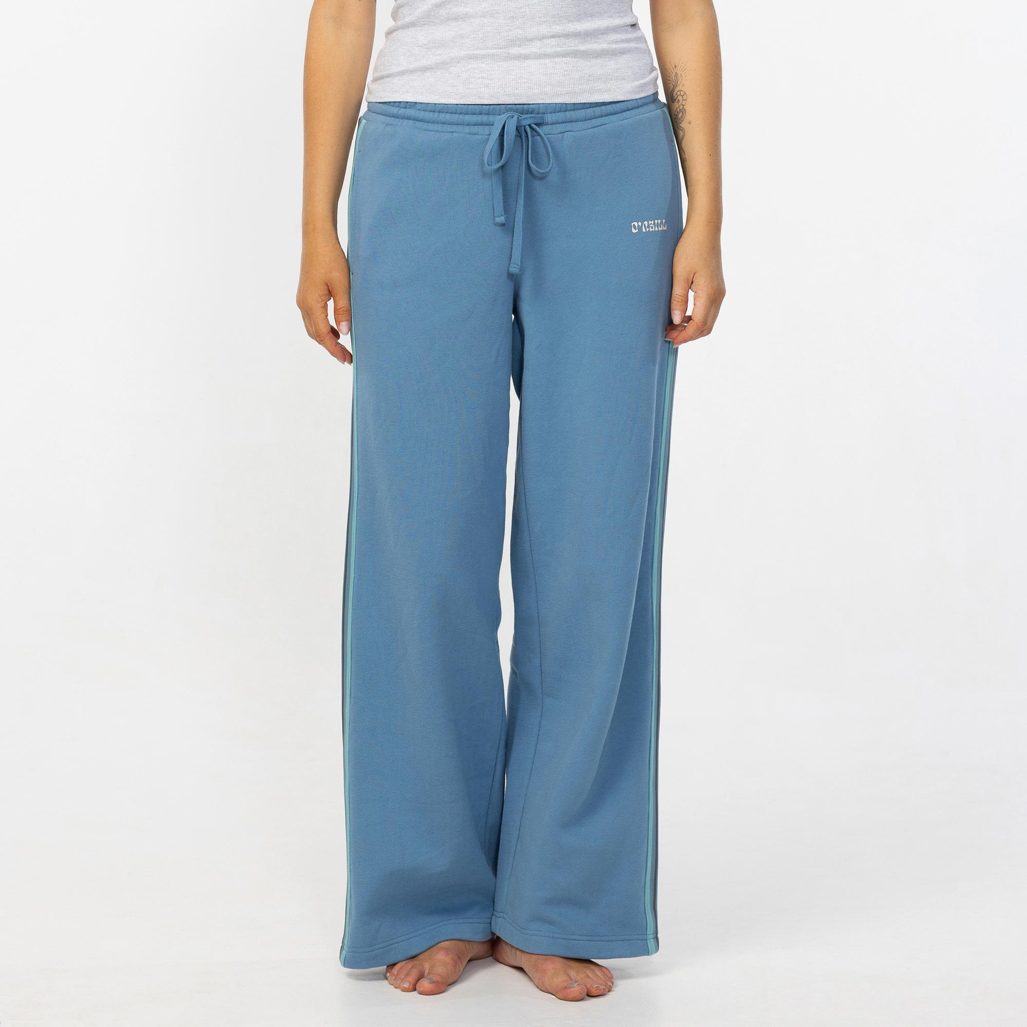 Women's Horizon Wide Leg Trackie - Provincial Blue