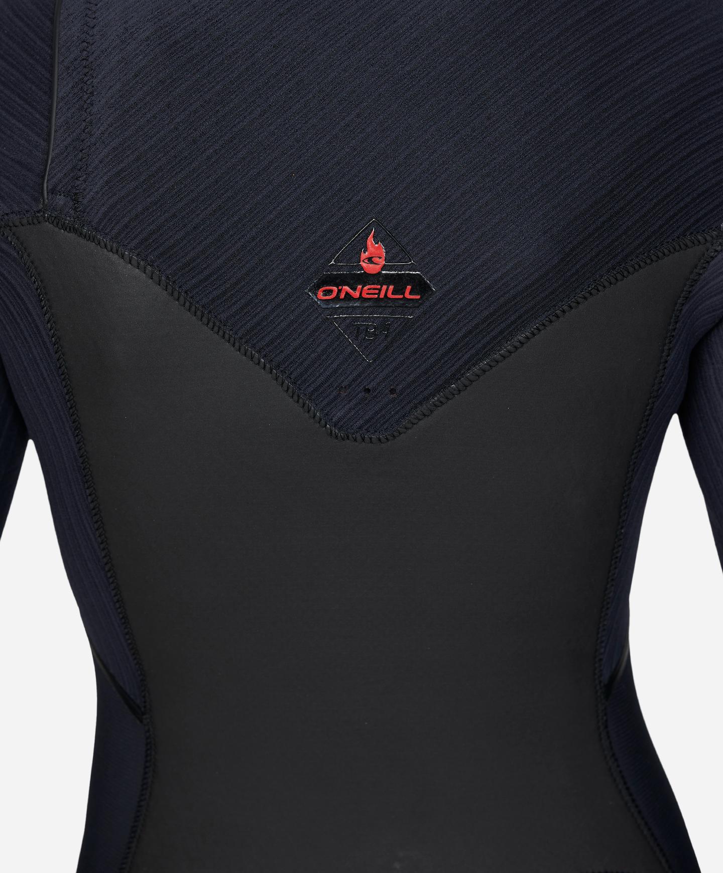 Women's HyperFire X 5/4mm Hooded Steamer Chest Zip Wetsuit - Black