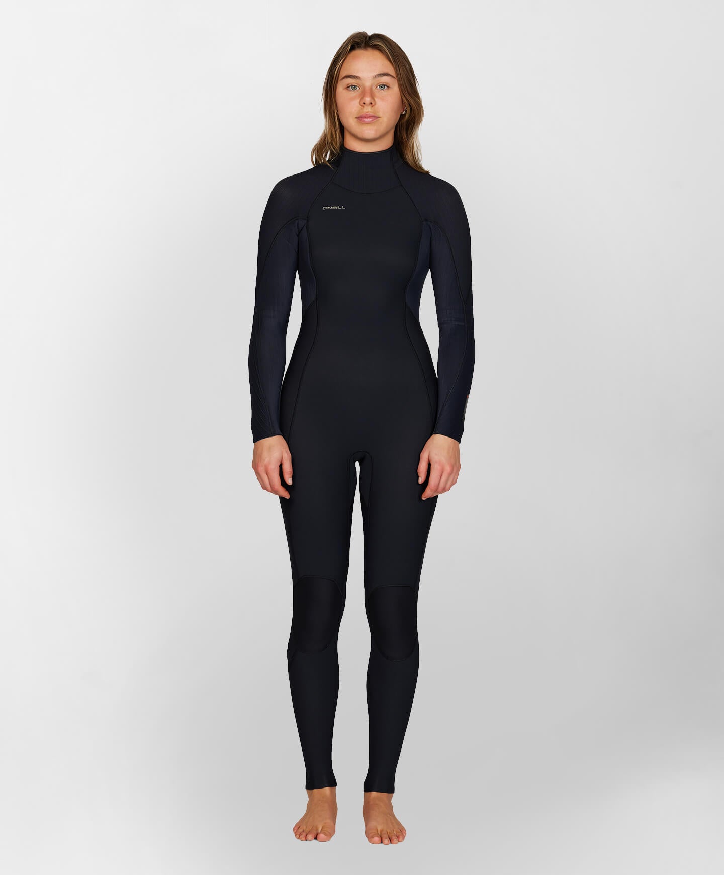 Womens HyperFreak 3/2+ Steamer Back Zip Wetsuit - Black