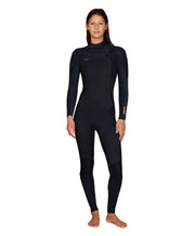 Womens HyperFreak 3/2+ Steamer Chest Zip Wetsuit - Black