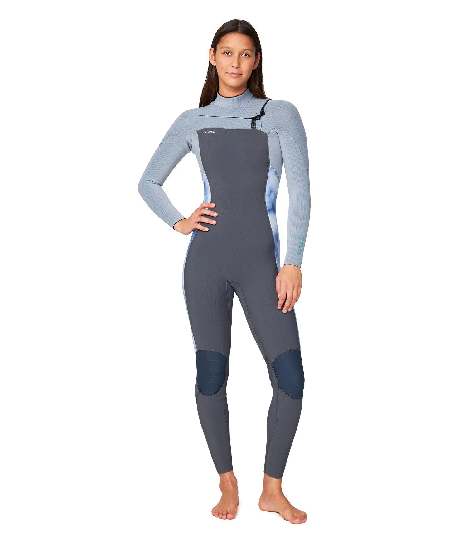 Women's HyperFreak 3/2+ Steamer Chest Zip Wetsuit - Storm Rider