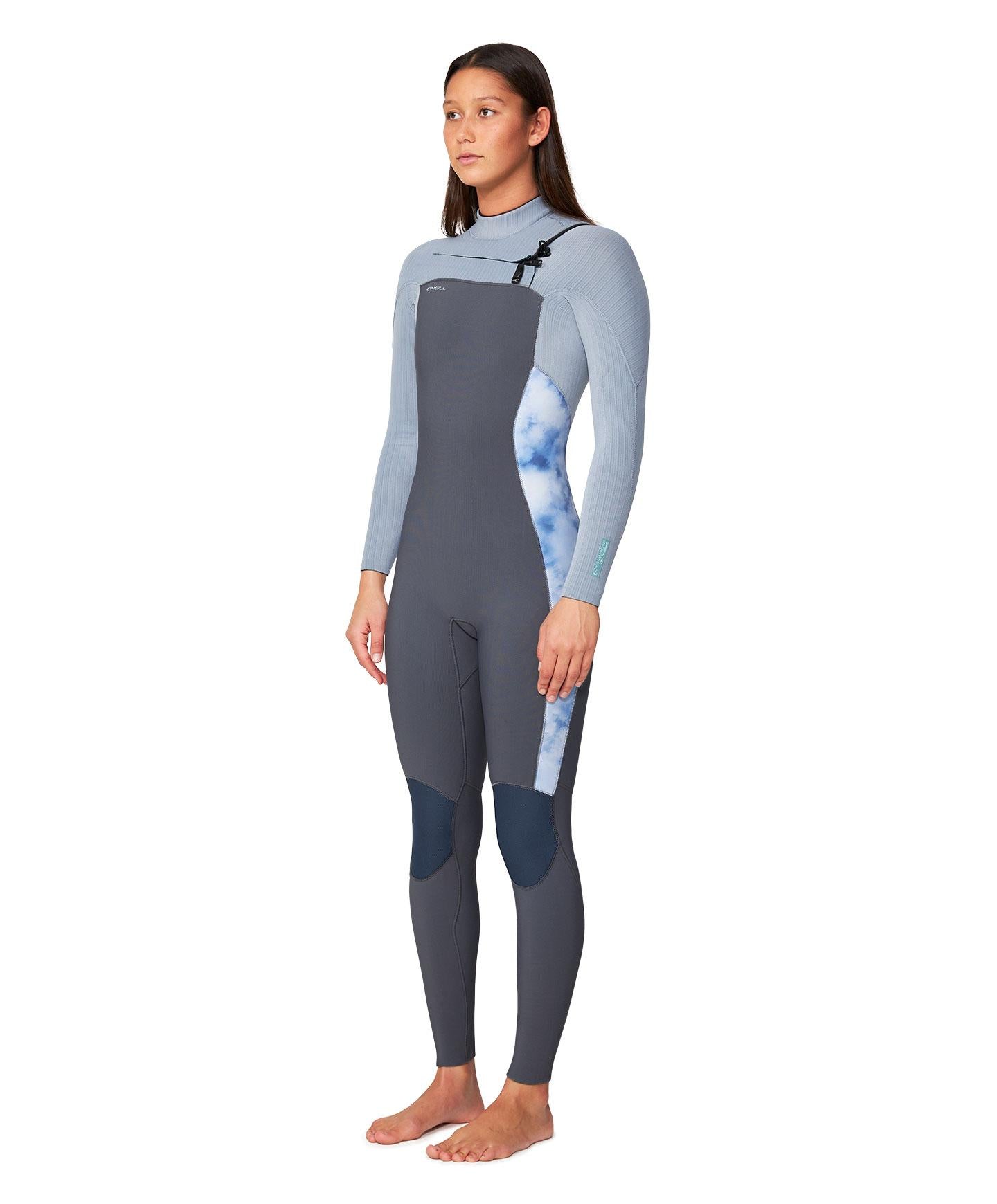 Women's HyperFreak 3/2+ Steamer Chest Zip Wetsuit - Storm Rider