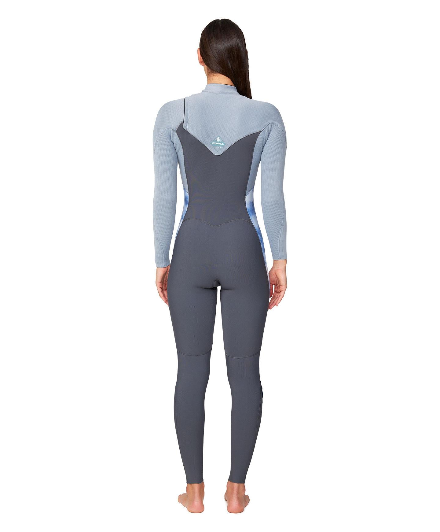 Women's HyperFreak 3/2+ Steamer Chest Zip Wetsuit - Storm Rider