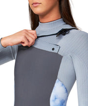 Women's HyperFreak 3/2+ Steamer Chest Zip Wetsuit - Storm Rider