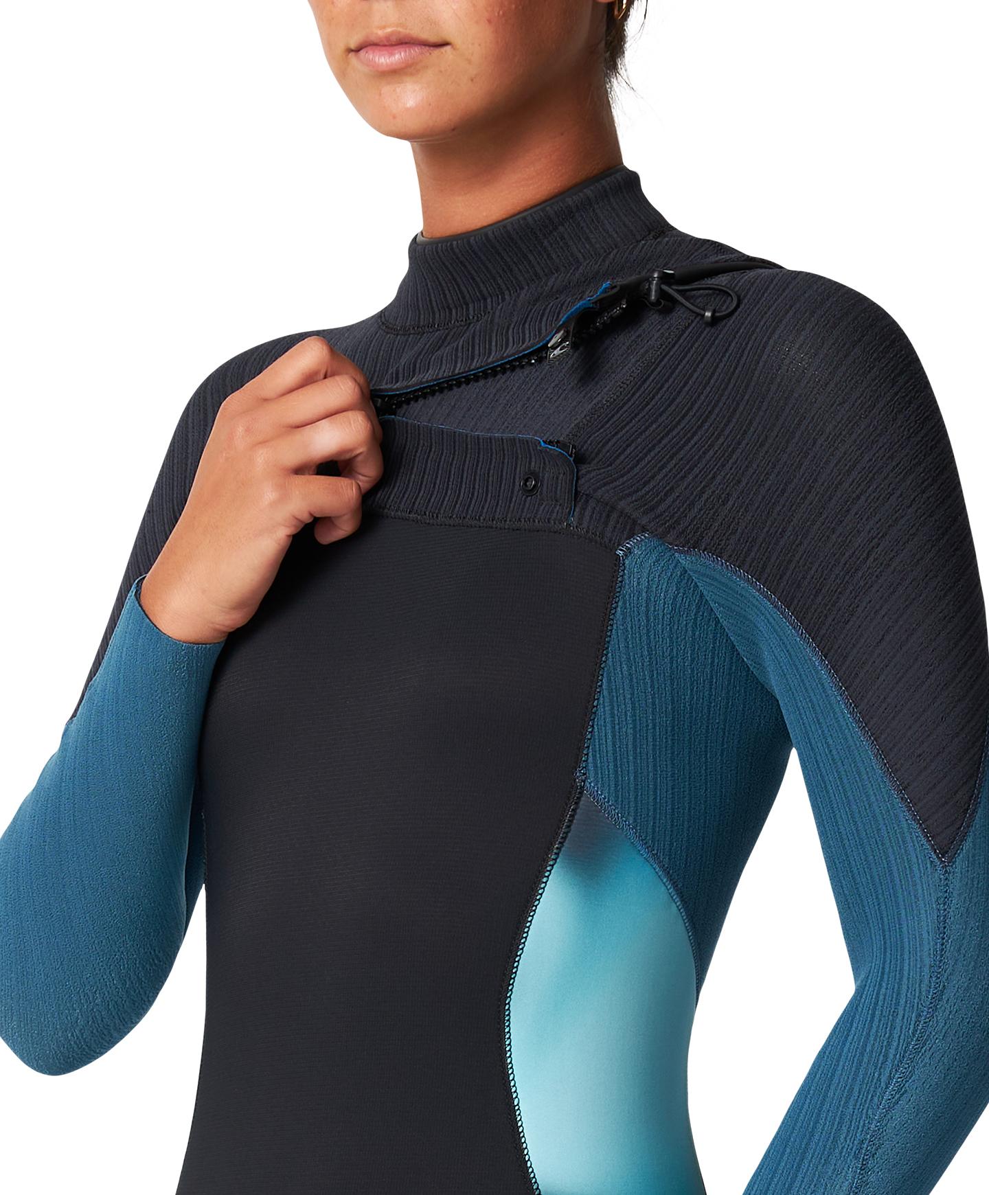 Womens HyperFreak 3/2+ Steamer Chest Zip Wetsuit - Wave Runner