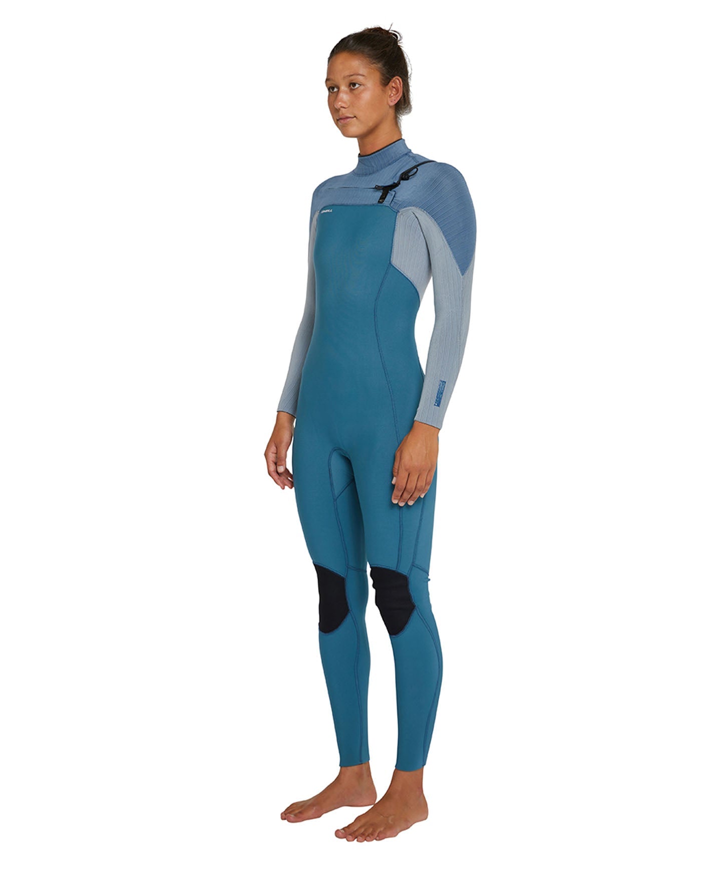 Women's HyperFreak 4/3+ Steamer Chest Zip Wetsuit - Dusty Blue