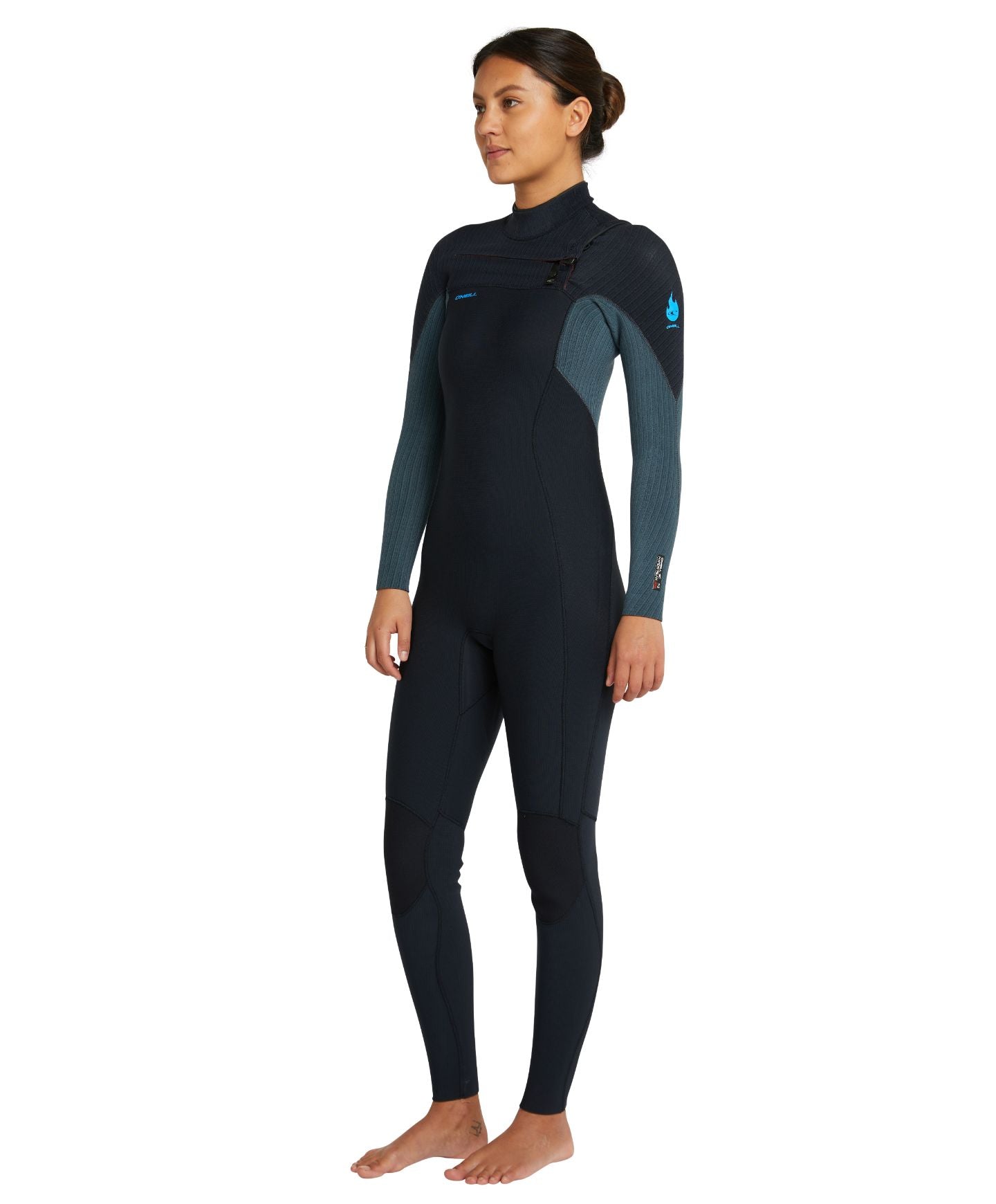 Women's HyperFire 3/2mm Steamer Chest Zip Wetsuit - Shade