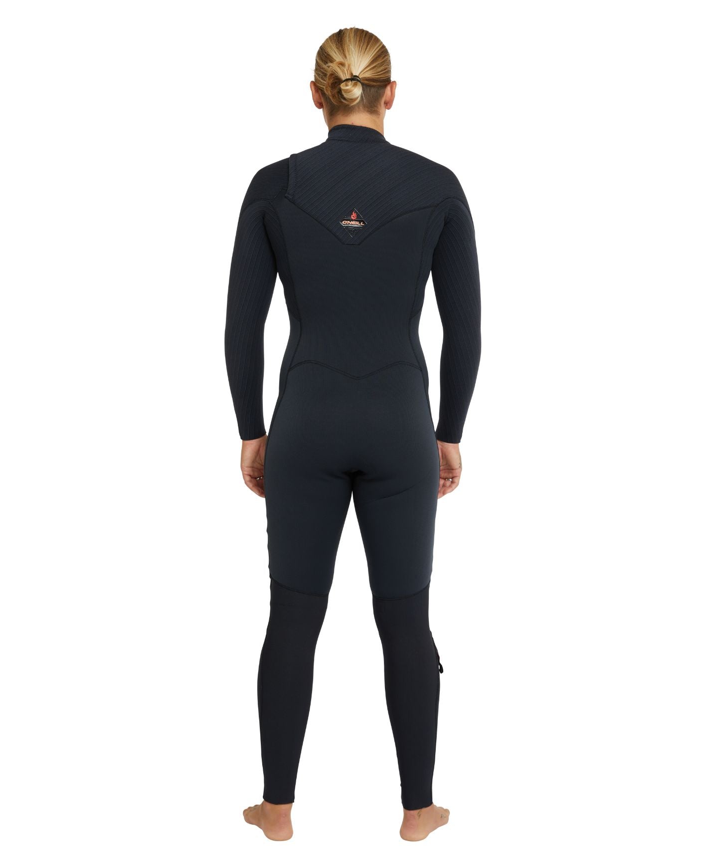 Women's HyperFire 3/2mm Steamer Chest Zip Wetsuit - Black